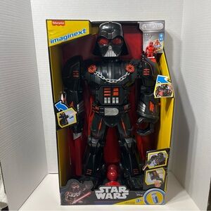 FISHER PRICE Imaginext Star Wars Darth Vader bot 2ft tall toy with lights sounds